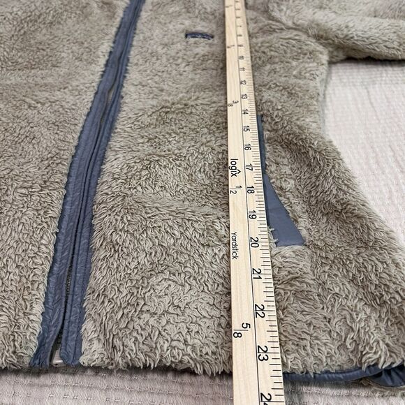 Patagonia Jacket Los Gatos Fleece Women's M Beige Tan Cozy Zip Outdoor Warm - Picture 9 of 13
